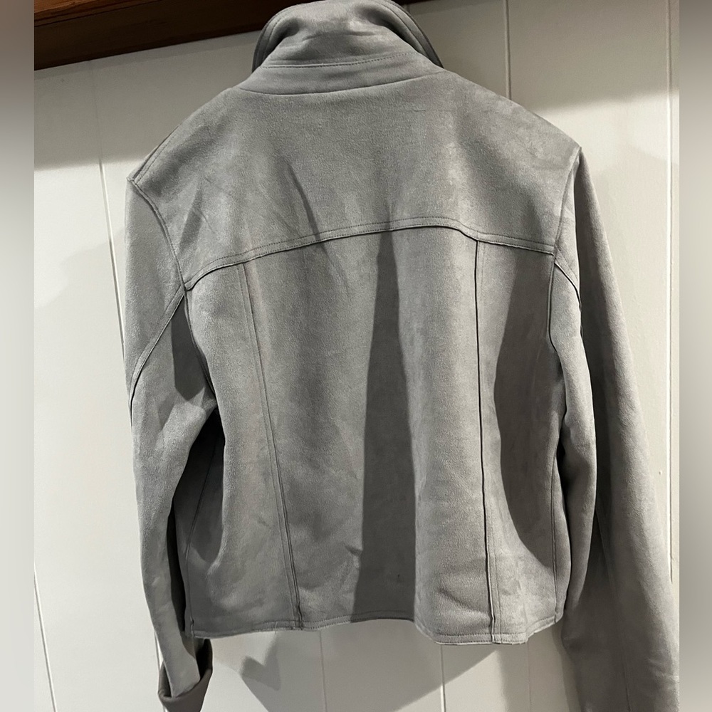 Suede Anthropologie Utility Jacket - Picture 4 of 7